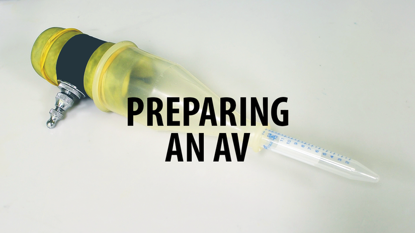 Preparing an Artificial Vagina (AV) for ram semen collection